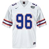 Nike - Nike Florida Gators #96 Youth White Replica Football Jersey