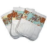 Bebe Au Lait Burp Cloth, 3-Pack, Capri