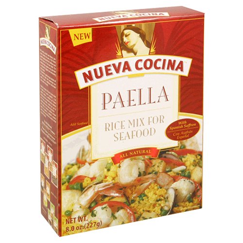 Nueva Cocina Rice Mix for Seafood, 8-Ounce Units (Pack of 6)