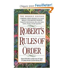 Robert's Rules of Order