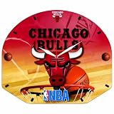 NBA Chicago Bulls High Definition Clock ? Backboard Shaped