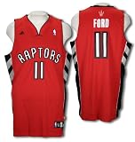 Toronto Raptors T.J. FORD #11 Sewn NBA Basketball Swingman Jersey, Red