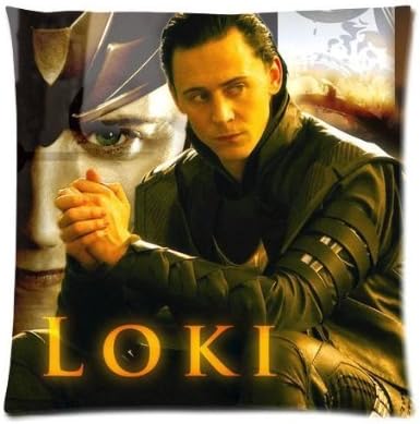 Newbility Tom Hiddleston Loki in Thor Custom Zippered Pillowcase Pillow Case 18x18 Inches(two sides£©