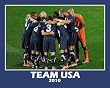 2010 Team USA 8x10 Photograph World Cup Starting Eleven Huddle