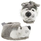 Wolf Animal Slippers for Women, Men and Kids
