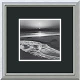 Ansel Adams Birds on a Beach, Evening, 1966 Framed Print
