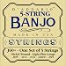 D'Addario J60+ 5-String Banjo Strings, Nickel, Light Plus, 9.5-20