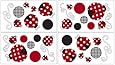 Little Ladybug Wall Decal Stickers by Sweet Jojo Designs - Set of 4 Sheets