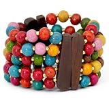 Decree Bead and Wood Bracelet