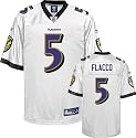 Joe Flacco Baltimore Ravens White NFL Youth Replica Jersey