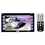 Pyle PLTSD62 6.5-Inch TFT LCD Double DIN Touch Screen Monitor with DVD/CD/MP3/USB and AM/FM