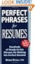 Perfect Phrases for Resumes (Perfect Phrases Series)