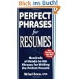 Perfect Phrases for Resumes