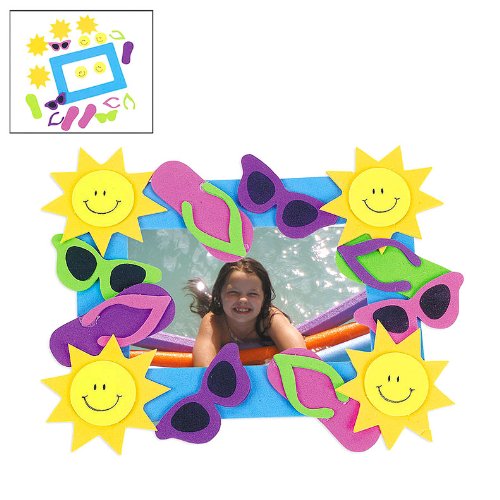 Foam Summer Fun Photo Frame Craft Kits 1 dz Yvette C. McCraryez