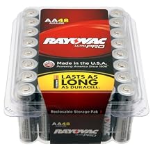 Rayovac ALAA-48 UltraPRO Alkaline AA Batteries, 48-Pack