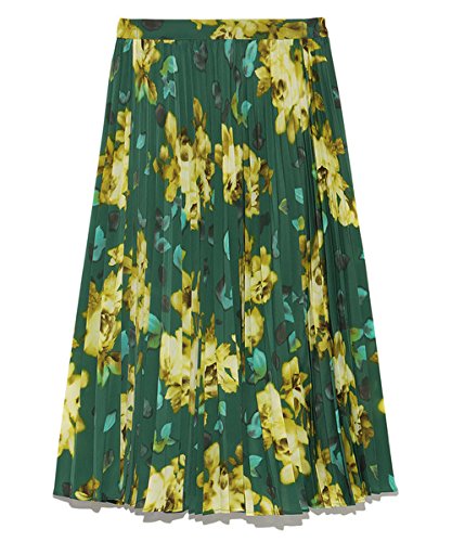 (フレイ アイディー)FRAY I.D デシンフラワープリーツスカート