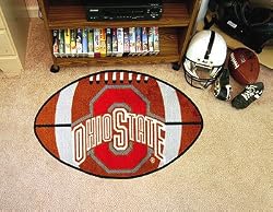 Fanmats 1521, Ohio State Football Rug 22"x35"