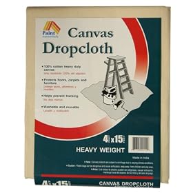 Galaxy Products HW415 Paint Essentials 4-by-15-Foot Canvas Drop Cloth by Galaxy Products