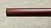 1-3/8 inch Wood Smooth Drapery Rod in Mahogany Finish - 8' long
