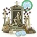 Willow Tree 21 Piece Nativity Set By Susan Lordi (Includes a Tree a Prayer Angel) with Go Green! Compressed Bamboo Towels