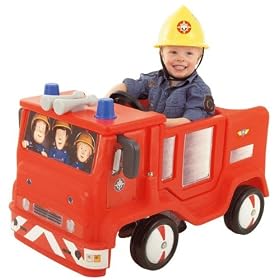 Fireman Sam Jupiter Ride In With Fireman Sam Helmet With Sounds