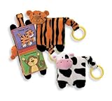 Gund Baby Plush Learning Book Cow or Tiger