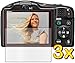 3x Nikon COOLPIX L620 Digital Camera Premium Clear LCD Screen Protector Cover Guard Shield Film Kits, Exact fit, NO CUTTING (3 pieces, GUARMOR Brand)