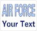Personalized AIR FORCE mousepad