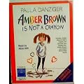 Amber Brown Is Not A Crayon, By Paula Danziger, Complete & Unabridged 2 Audio Cassettes, Read By Alicia Witt book cover