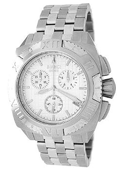 Bianci Swiss Men's Quadra Series Sports Chronograph Watch #1869 (Black Dial)
