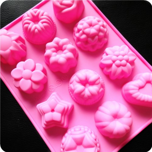 Chris's Home Hot Sale New Stytle Diy Flower Silica Gel Diy Handmade Soap Mould Cake Moulds Silicone Chocolate Mould