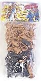50 Piece Little Big Horn 54mm Indian and Calvary Figure Playset