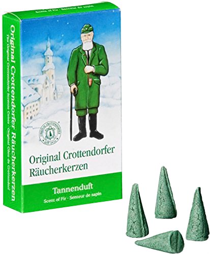 Crottendorfer Fir/Pine Scented Incense Cones, Pack of 24, Made in Germany