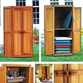 Storage Buffet Cabinet with Mahogany Handles. by Brookbend