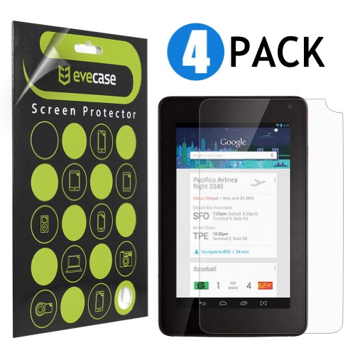 Evecase Clear & Anti-Glare Matte Screen Protector Mix Set for Hisense Sero 7 Pro ( M470BSA ) - 7'' Android Tablet - 4 Pack