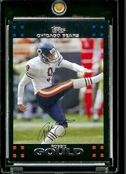 2007 Topps #220 Robbie Gould Chicago Bears Football Card - Mint Condition - Shipped In Protective Display Case !