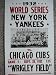 New York Yankees Chicago Cubs World Series 1932 Poster
