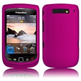 Shop4 Hot Pink Hard Hybrid Shell Case Cover for BlackBerry 9800 / 9810 Torch Mobile Phone