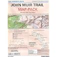 John Muir Trail Map-Pack: Shaded Relief Topo Maps by Travel Maps