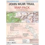 John Muir Trail Map-Pack: Shaded Relief Topo Maps book cover