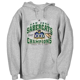 San Jose Sabercats Arena Bowl XXI Champions Hooded Sweatshirt