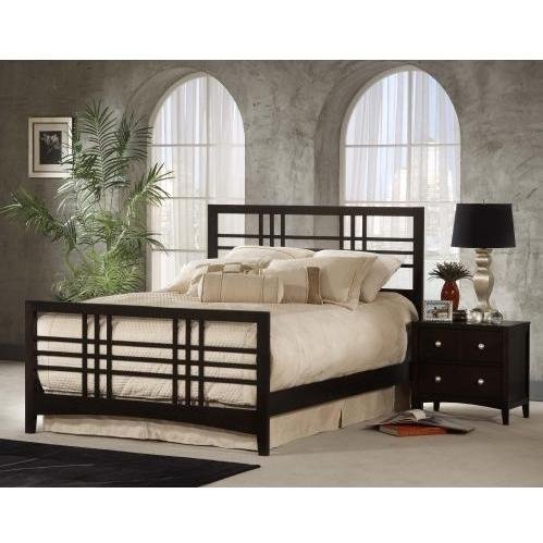 Tiburon Kona King All Wood Grill HB Bed Set - Hillsdale Furniture 1418660BKR
