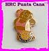 Hard Rock Cafe Punta Cana Pink Beach Bear Pin