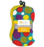 MU Kitchen Scrub Sponge Microfiber Kitchen Sponge 2 Pack Nonstick Cookware
