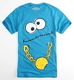 Sesame Street Cookie Monster Tee - Blue X Xlrg