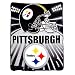 Pittsburgh Steelers Light Weight Fleece NFL Blanket (Shadow Series) (50x60)