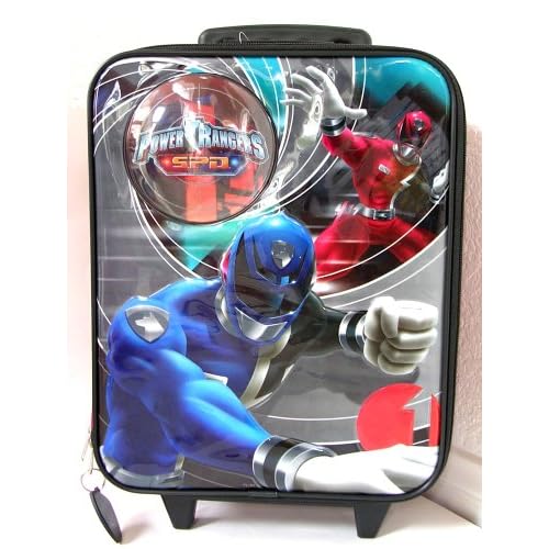 Disney SPD Power Rangers Rolling Luggage Suitcase