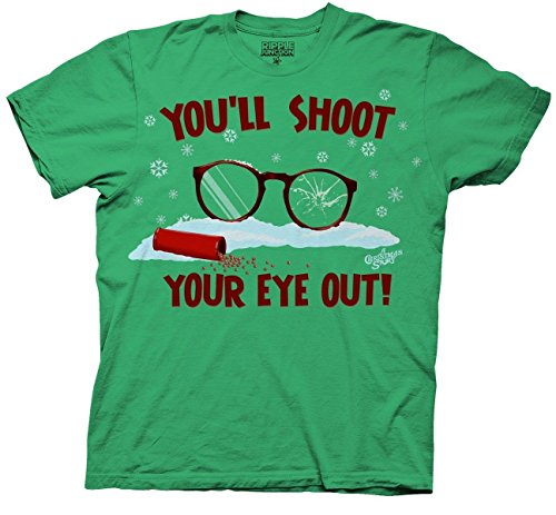 Ripple Junction A Christmas Story Busted Glasses Adult T-Shirt