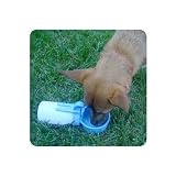 New Water Rover SMALLER 3″ Bowl 8 oz Bottle GREEN Durable Lightweight For Pets Hands-Free Leak-Free Dog Stainless Water Bottle