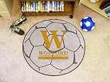 Wofford College Soccer Ball Rug
